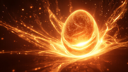 Abstract Easter light race swirling vortex.