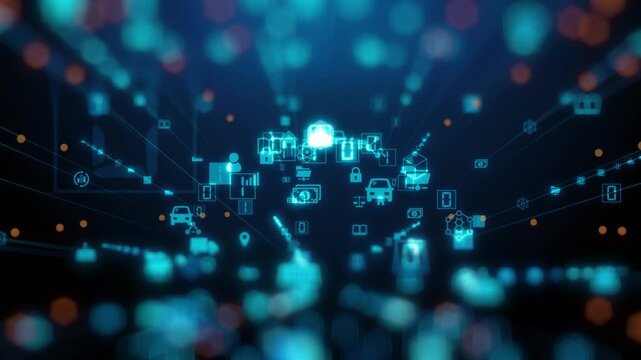 Digital economy smart contracts blockchain applications financial systems - Powered by Adobe