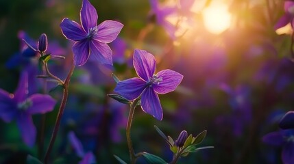 Beautiful scenic city view of sunset through the aircraft window