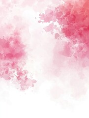 Fototapeta premium Pink Watercolor Background Texture Abstract Art Design