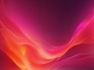 Obraz premium Abstract glow Bright vibrant pink, red and orange mesh gradient background shine neon fire flame concept
