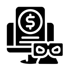 Financial Fraud Solid Icon