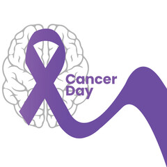 Cancer Survivors Day card. Vector