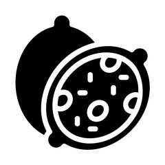 Walnut Cookies Solid Icon