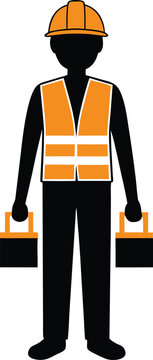 recommend clip art:  Construction worker silhouette