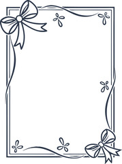 Ornamental frame border design