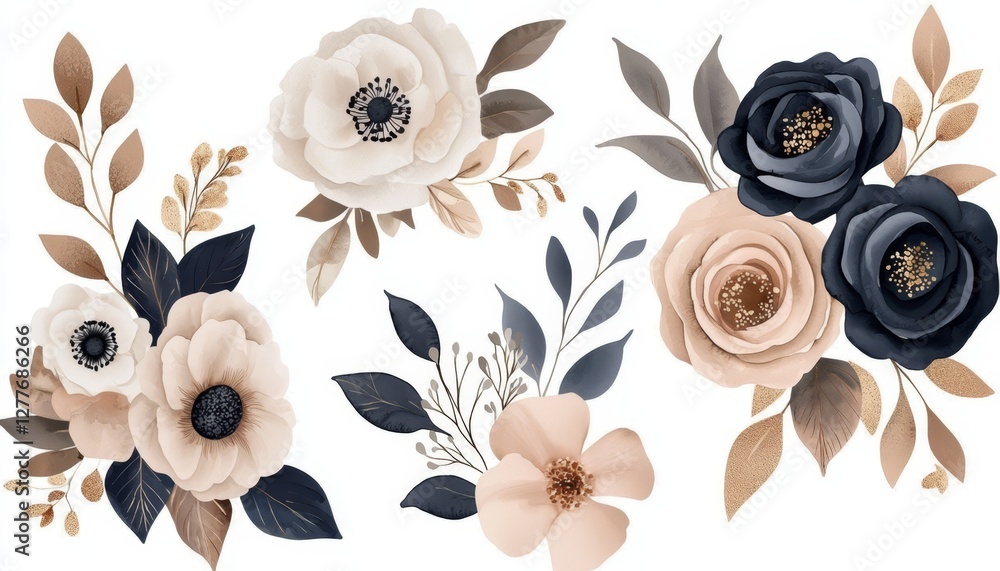 Poster customized artwork created with photoshop showcasing sophisticated color blends.