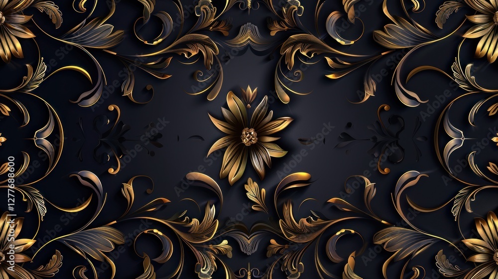 Poster a luxurious gradient vector art, adding a sophisticated touch to design projects,