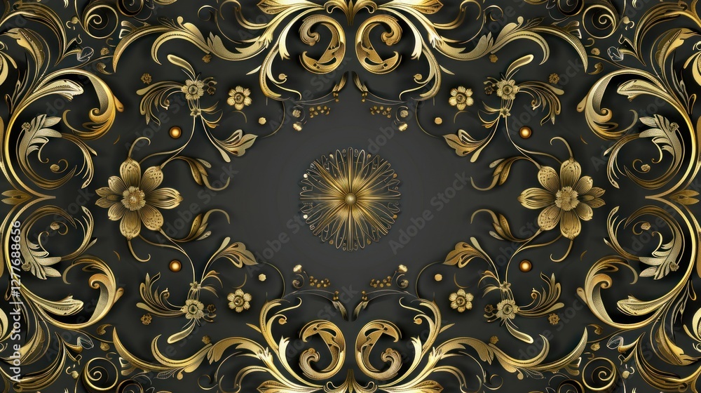 Poster a luxurious gradient vector art, adding a sophisticated touch to design projects,