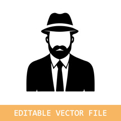 father, silhouette vector