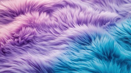 Fototapeta premium A vibrant and textured surface displaying a blend of purple and blue hues, reminiscent of soft fur, creating a calming and inviting atmosphere.