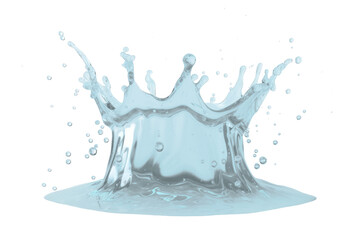 PNG 3d cartoon water splash splattered simplicity splashing.