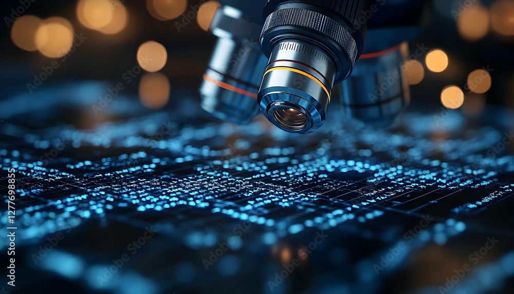 Aufkleber exploring the depths of data through advanced microscopy techniques