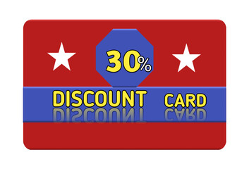 30% discount card, 30% discount voucher discount shopping voucher card