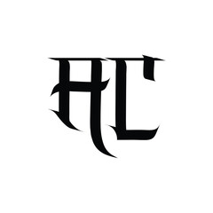 AC monogram logo design letter text name symbol monochrome logotype alphabet character simple logo