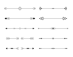 Hand Drawn Divider, Floral Borders Vector. Doodle dividers hand drawn line borders vector image Doodle Dividers Hand Drawn Line Borders Wedding Decoration Elements.