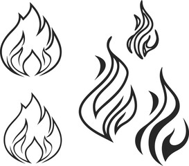 Stream icon. Smell icon set. Vector