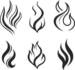 Stream icon. Smell icon set. Vector