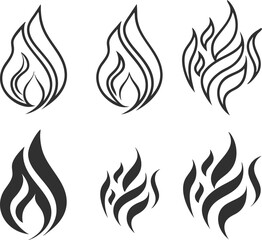 Stream icon. Smell icon set. Vector