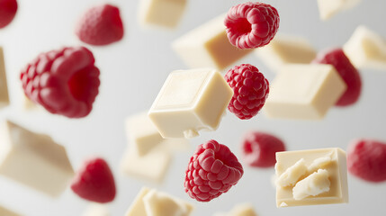 Black and white chocolate slice on the air 