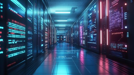 "Futuristic Floating Spheres with Electronic Circuits in a High-Tech Digital Environment"