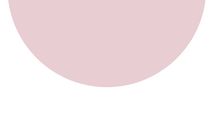 Pink semicircle geographic shape
