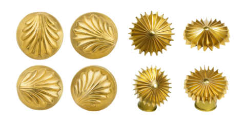 Decorative Gold Accents for Home Decor or Furniture Design Projects