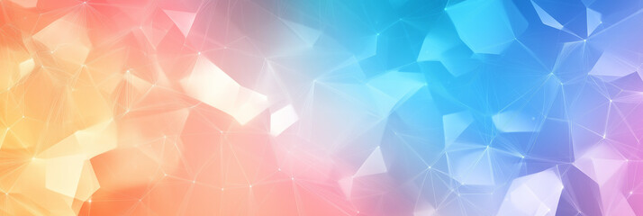 Obraz premium Abstract geometric background with vibrant colors and shapes.