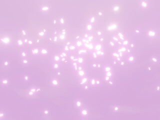 光りながら舞う桜の花びらの3DCG背景
