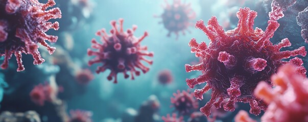 H5N1 bird flu virus spreading, risk of poultry virus affecting global health and public safety, dramatic visualization of infection, 8K UHD