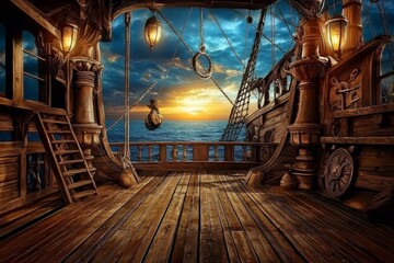 Discover the History and Fantasy Behind Pirate Ship Decks