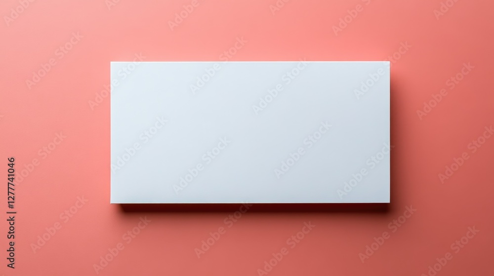 Aufkleber A blank notepad with white sheets on a soft pink background, leaving space for personalized text or creative ideas.