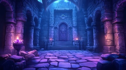 Shades of Purple in a Medieval Fantasy Setting