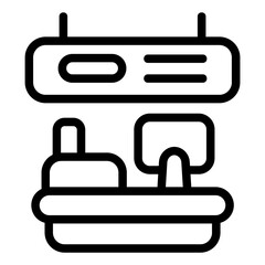 Cashier Line Icon