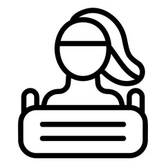 Demonstration Line Icon