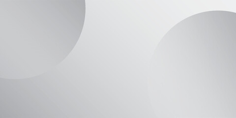 A minimalist abstract background featuring overlapping curves and circular shapes in various shades of gray simple