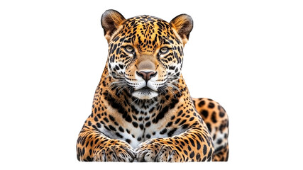 Obraz premium Majestic jaguar resting in natural habitat