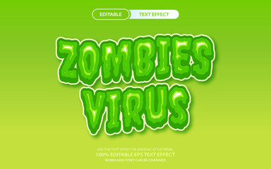 Zombies Virus Editable Text for Game Design