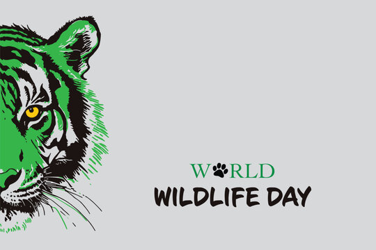 world Wildlife Day banner, vector, animal day banner