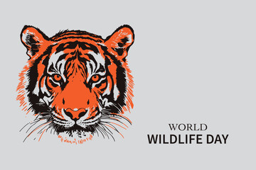 world Wildlife Day banner, vector, animal day banner