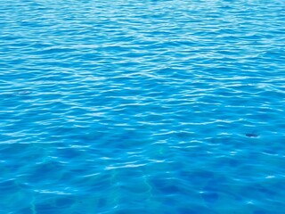 Obraz premium Tranquil and serene sea water with gentle ripples, tranquil, minimalist