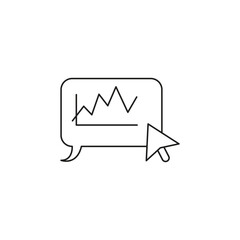 Data Analytics Line Icon Set | Business Intelligence, Statistical Analysis, Market Trends, Performance Metrics, Financial Reports, Data Visualization, and Digital Insights Collection