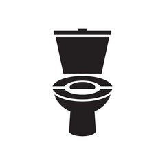 Restroom closet sign isolated icon graphic vector