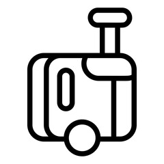 Suitcase Line Icon