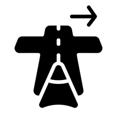 Street Map Solid Icon