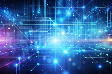 Global network data flow, digital highway, futuristic background, tech presentation