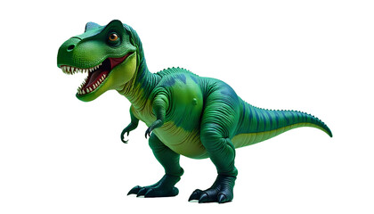 Dilophosaurus dinosaur toy figure isolated on white