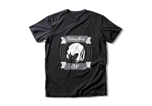 Fishing Mode Tshirt for Fishing Lovers