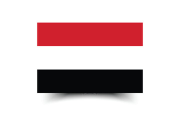 Yemen flag official colors and proportion digital vector illustration