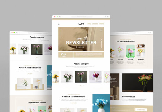 Minimal Email Newsletter Template